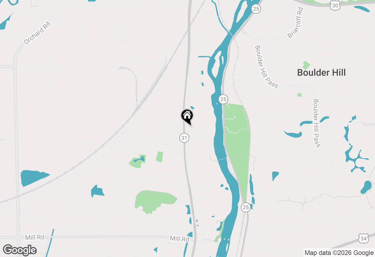 Map of 6 E Anchor Drive, Oswego, IL 60543