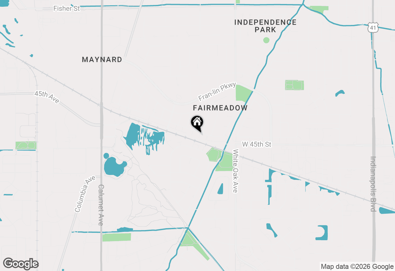 Map of 1316 Camellia Drive, Munster, IN 46321