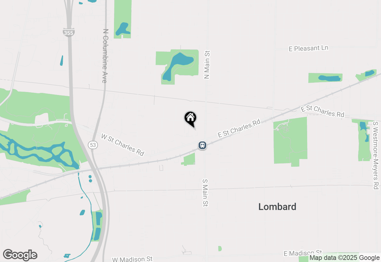 Map of 42 N Park Avenue #8, Lombard, IL 60148