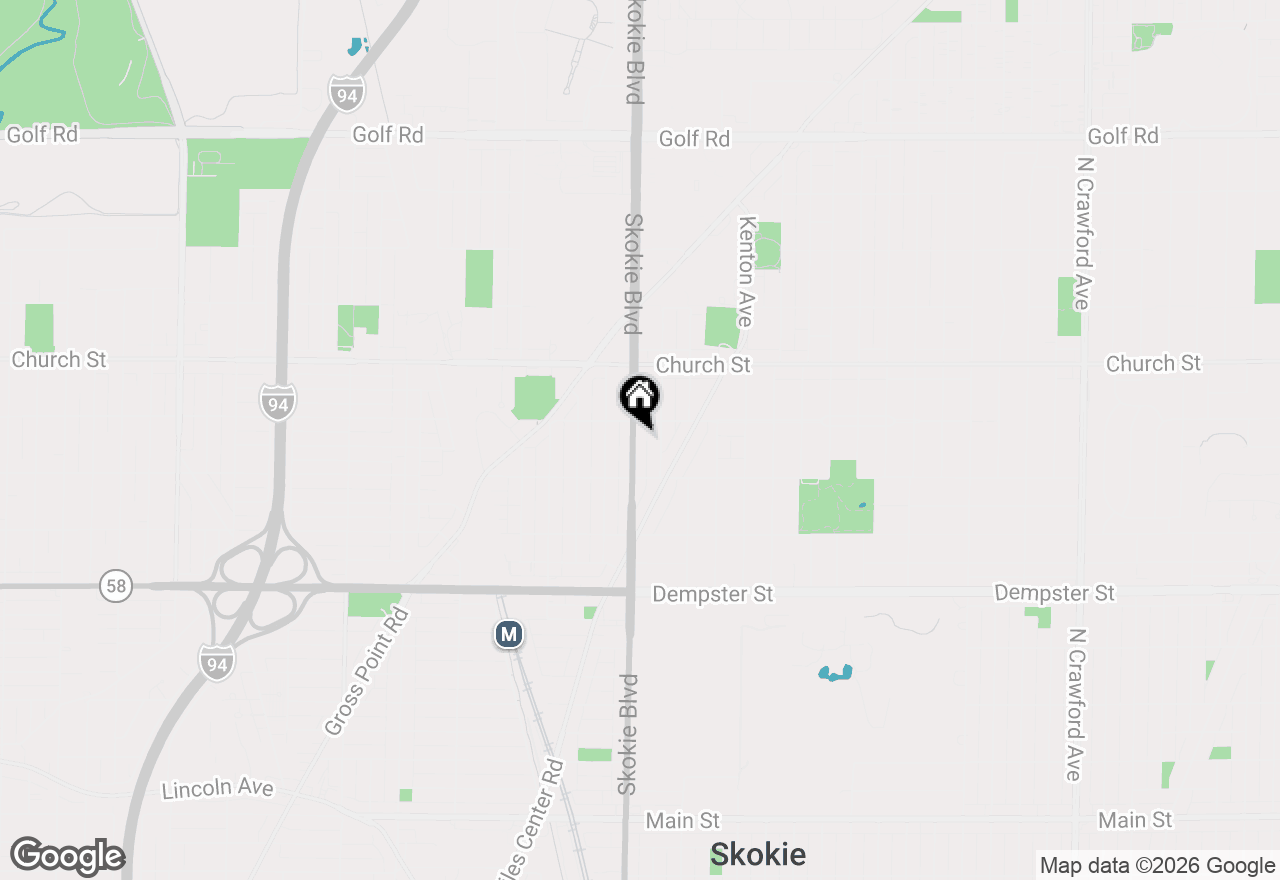 Map of 9043 Skokie Boulevard, Skokie, IL 60077