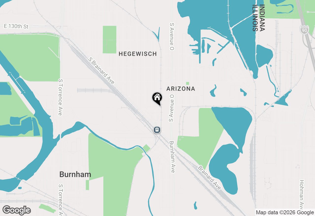 Map of 3324 E 136th Street #1S, Chicago, IL 60633
