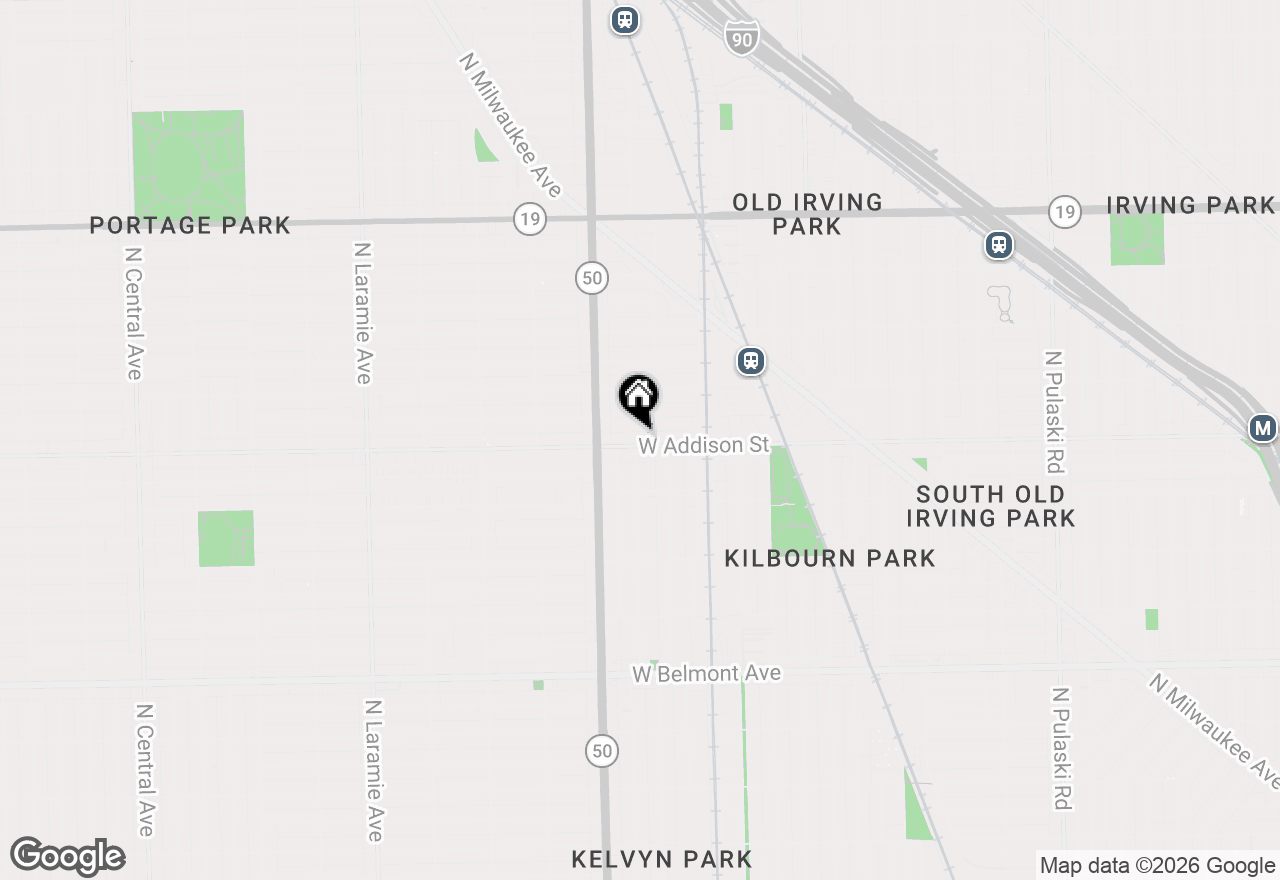 Map of 4716 W Addison Street #2E, Chicago, IL 60641