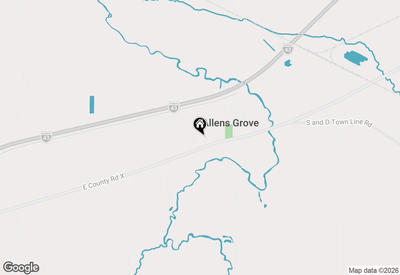 Map of N2485 Sheldon Street, Sharon, WI 53585