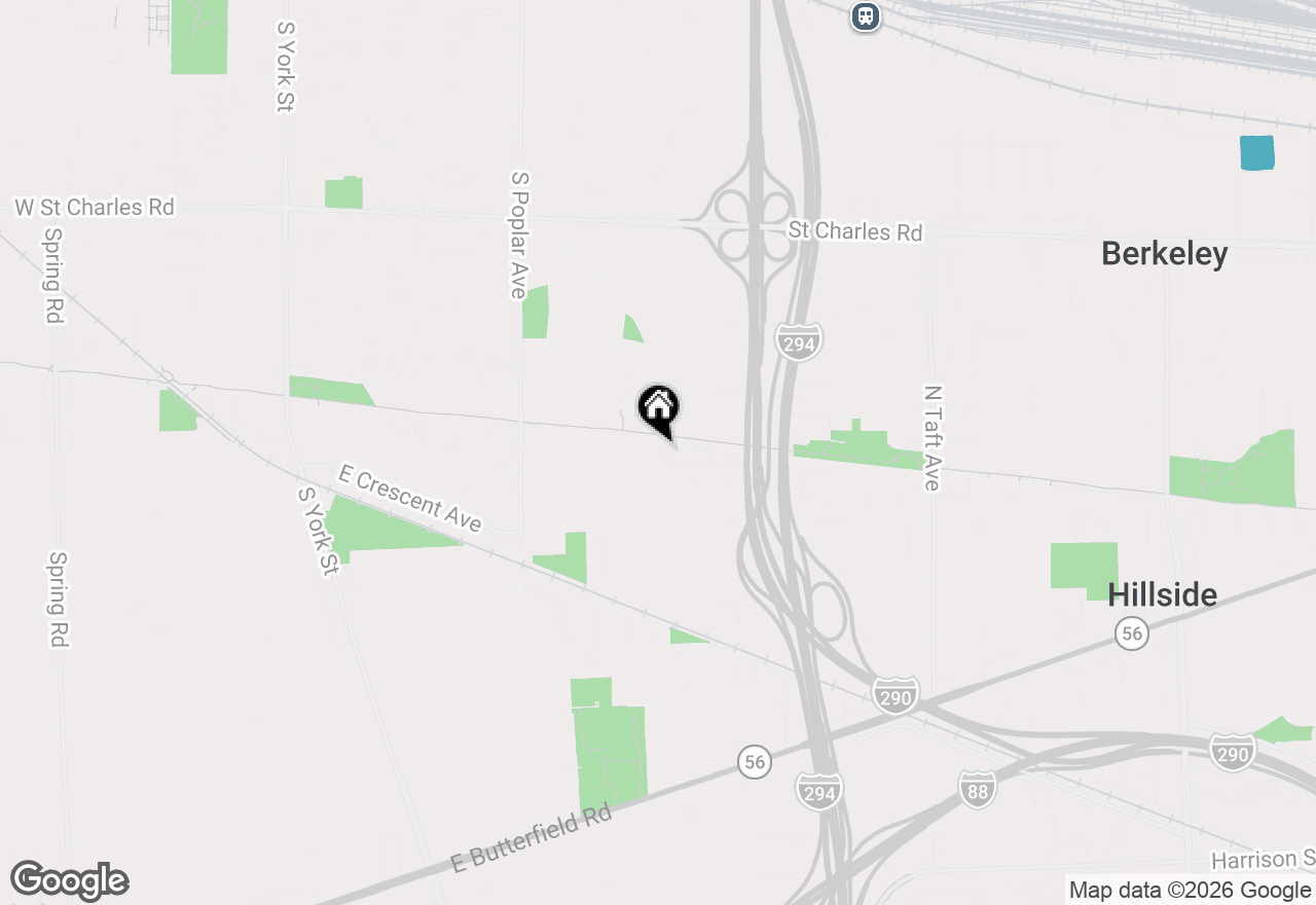 Map of 426 E Vallette Street, Elmhurst, IL 60126