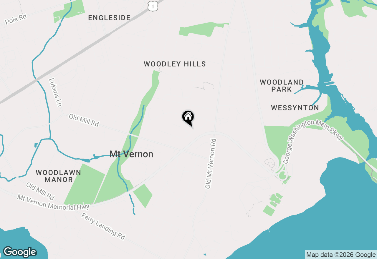 Map of 8901 Beauchamp Drive, Alexandria, VA 22309