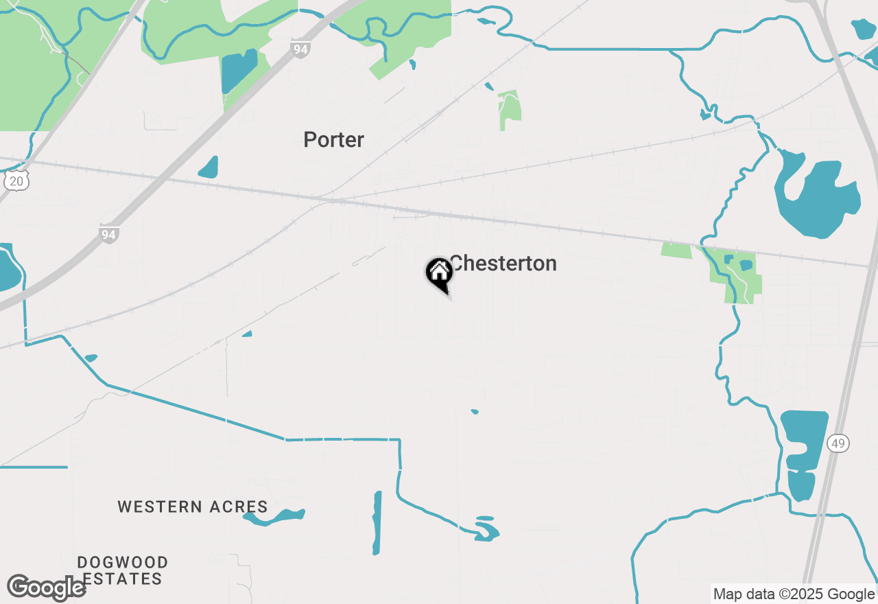 Map of 314 S 12th Street, Chesterton, IN 46304