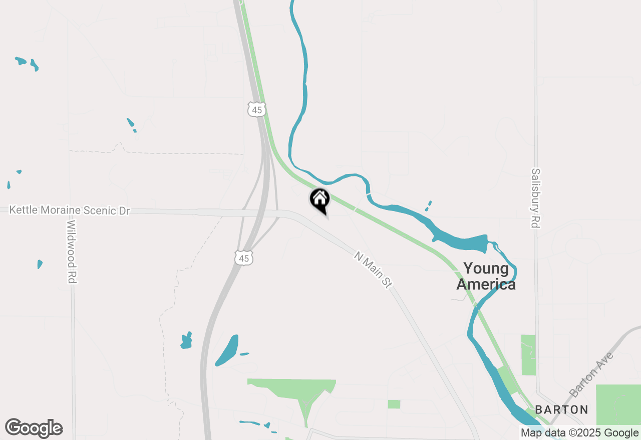 Map of 3279 Lighthouse Ln, West Bend, WI 53090