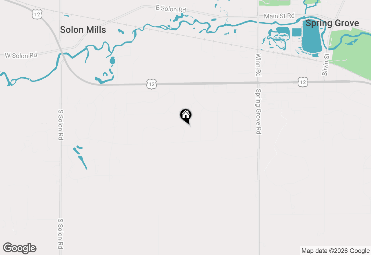 Map of 3276 Cornflower Way, Spring Grove, IL 60081