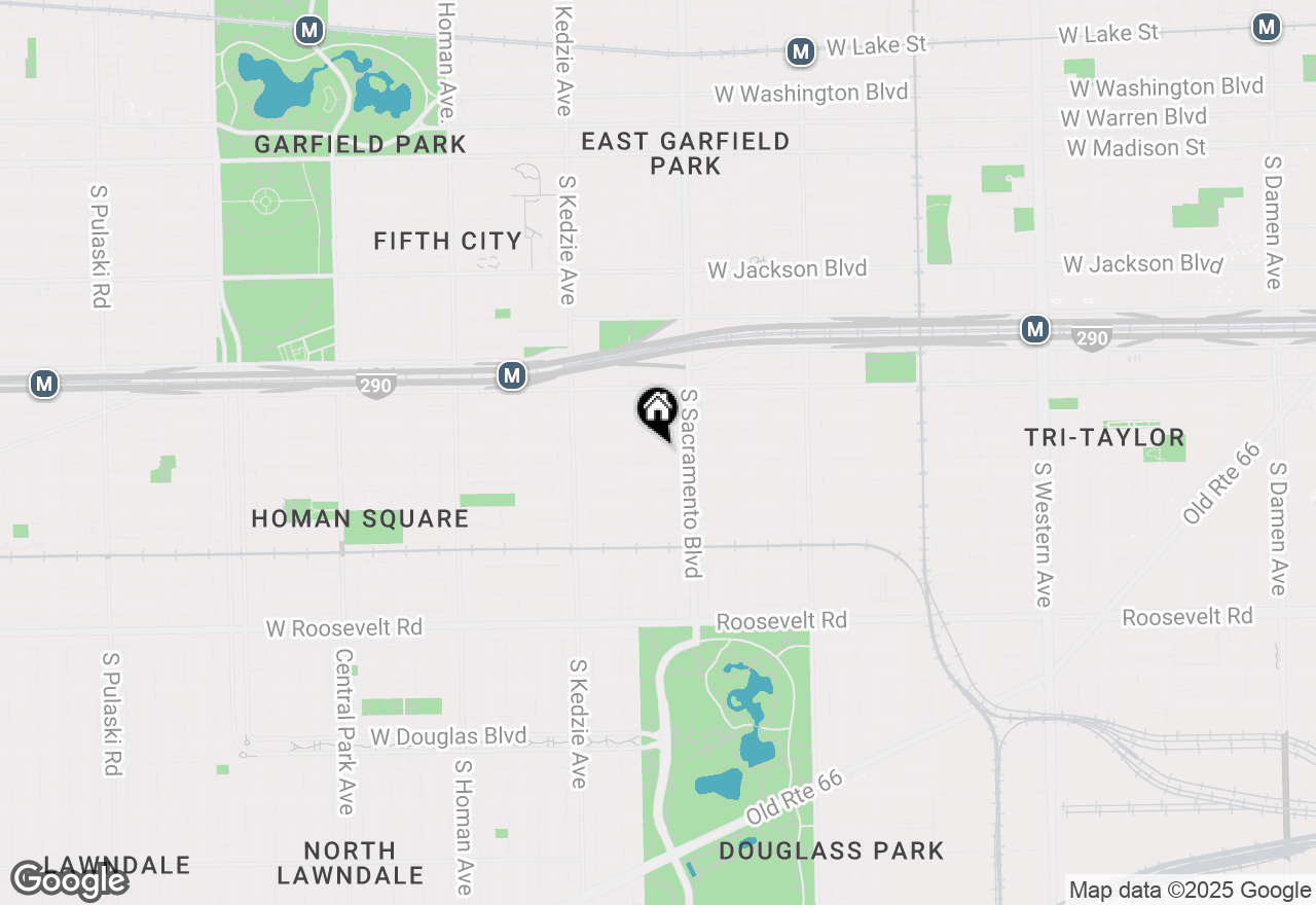 Map of 3037 W Lexington Street, Chicago, IL 60612