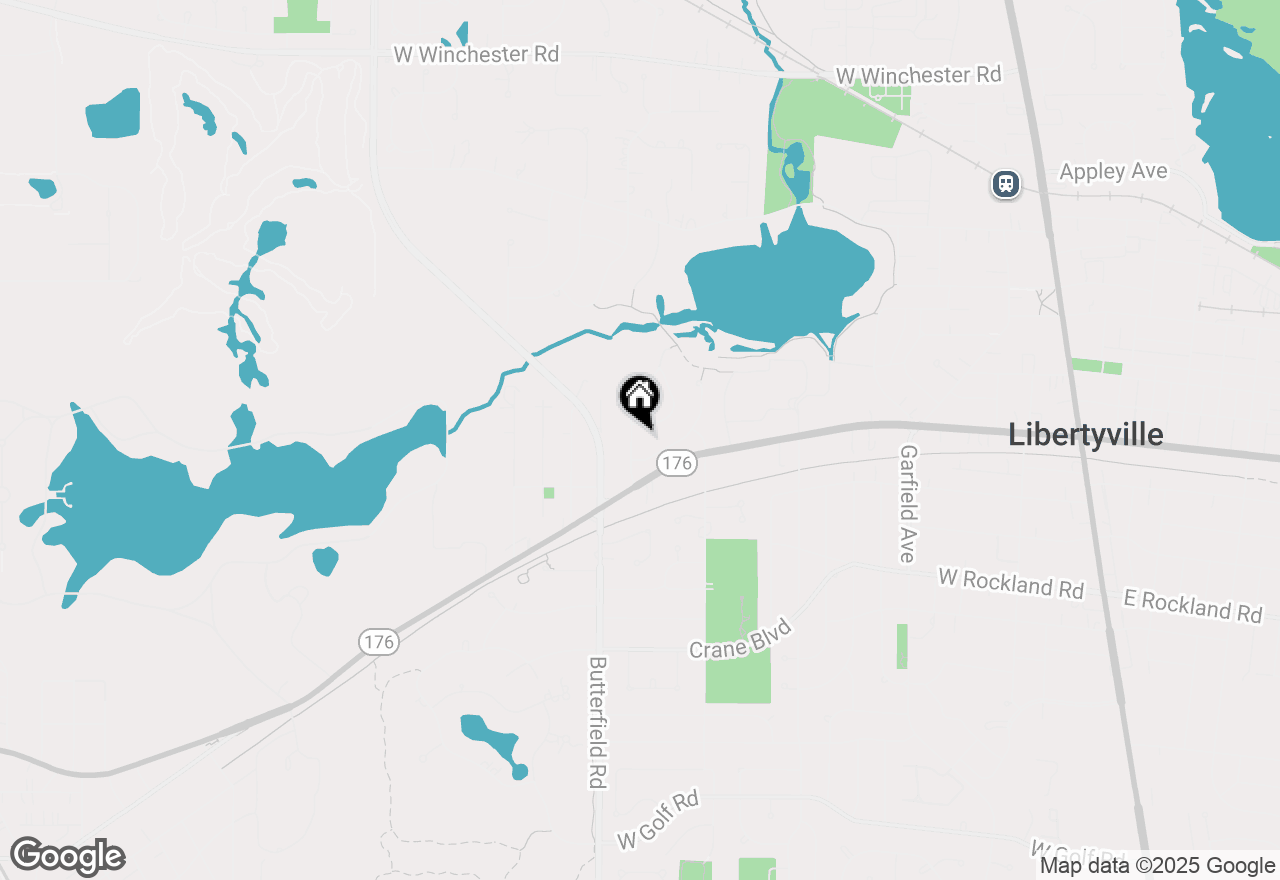 Map of 150 Blueberry Road, Libertyville, IL 60048