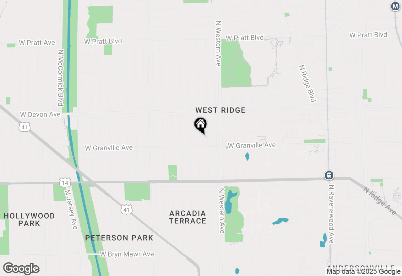 Map of 6228 N Campbell Avenue, Chicago, IL 60659