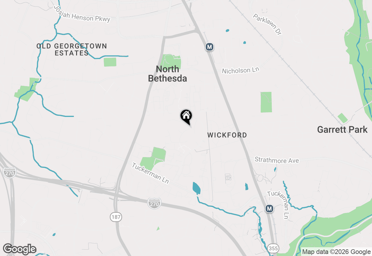 Map of 5700 Magic Mountain Drive, North Bethesda, MD 20852