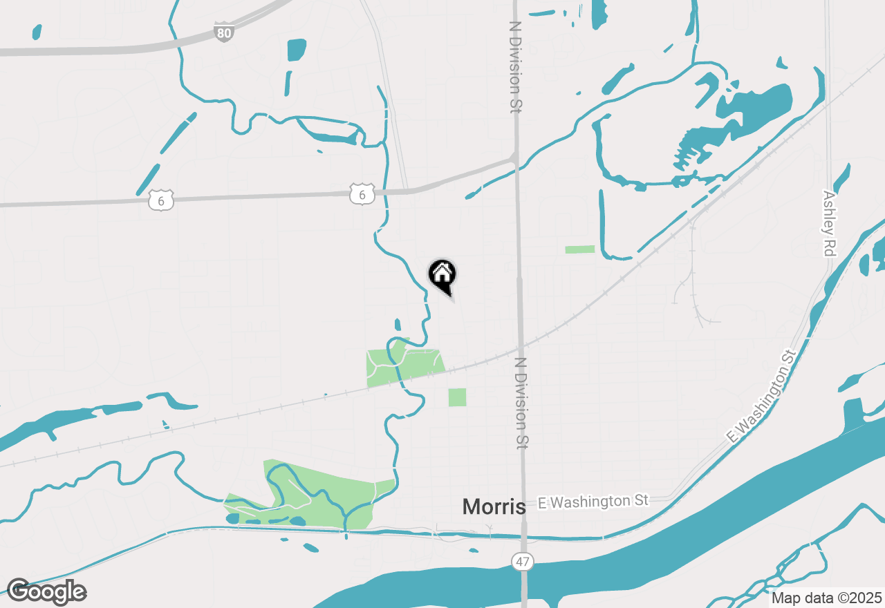 Map of 1205 Lisbon Street, Morris, IL 60450