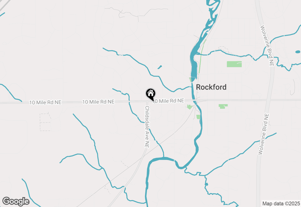 Map of 220 W Division Street Ne, Rockford, MI 49341