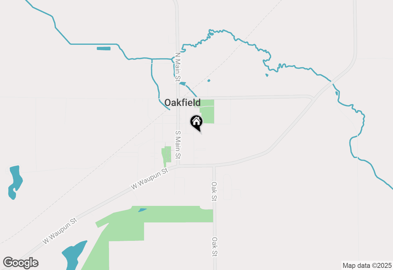 Map of 203 S 2nd Street, Oakfield, WI 53065