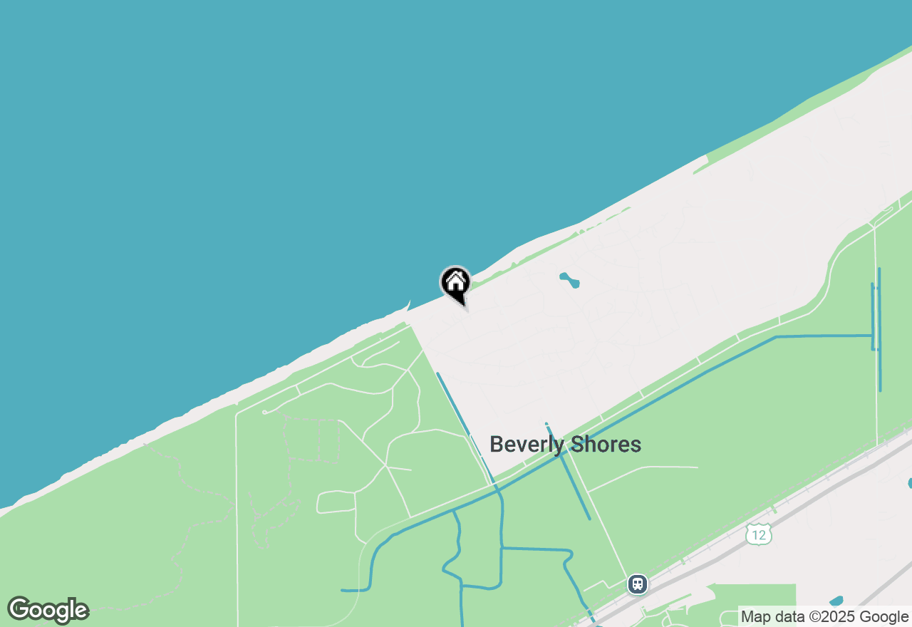 Map of 102 W Fairwater Avenue, Beverly Shores, IN 46301