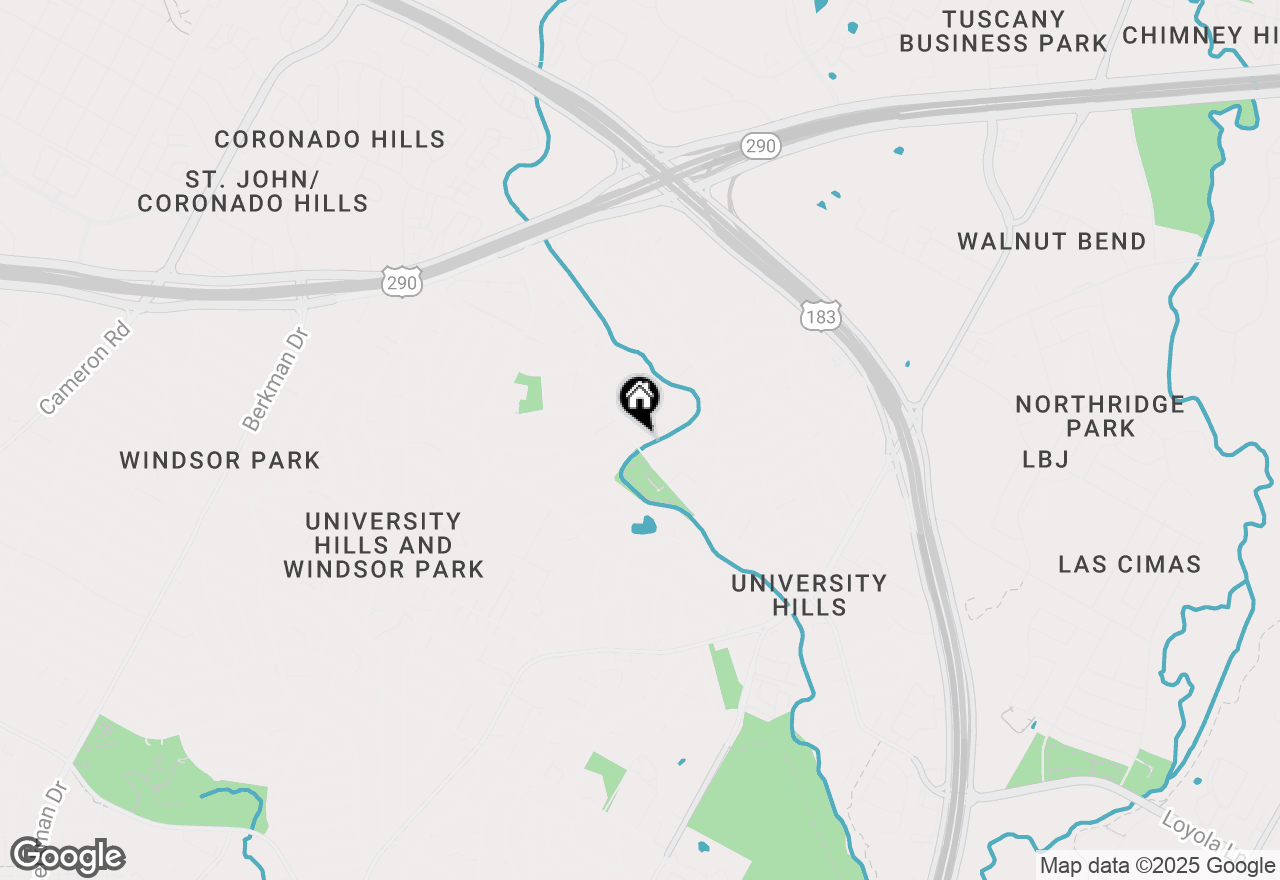 Map of 6809 Willamette Drive, Austin, TX 78723