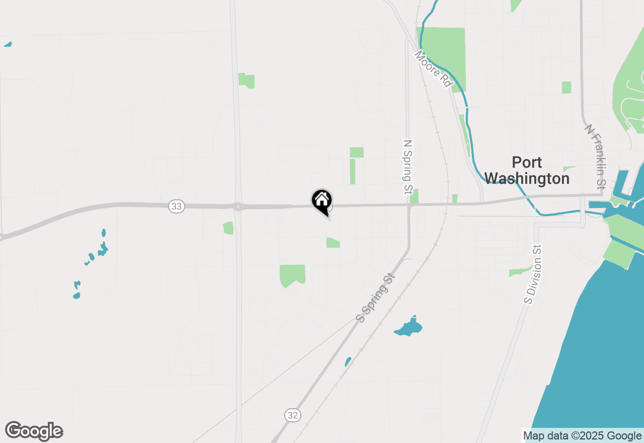 Map of 125 Summit Dr, Port Washington, WI 53074