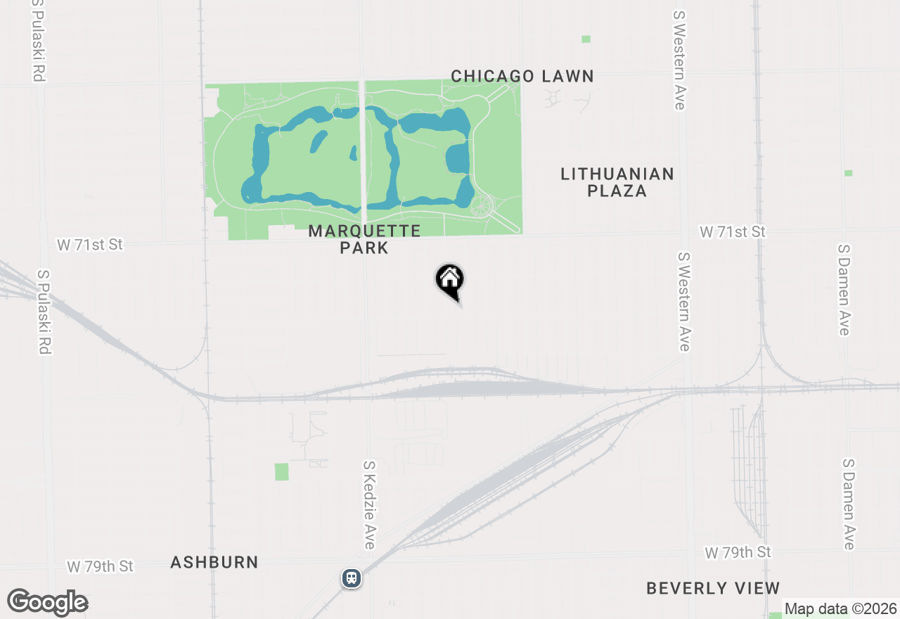 Map of 7249 S Sacramento Avenue, Chicago, IL 60629