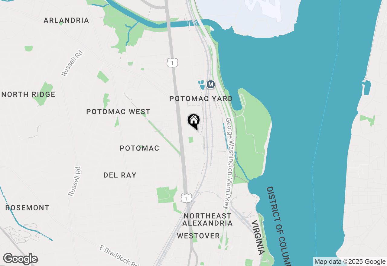 Map of 721 Watson Street, Alexandria, VA 22301