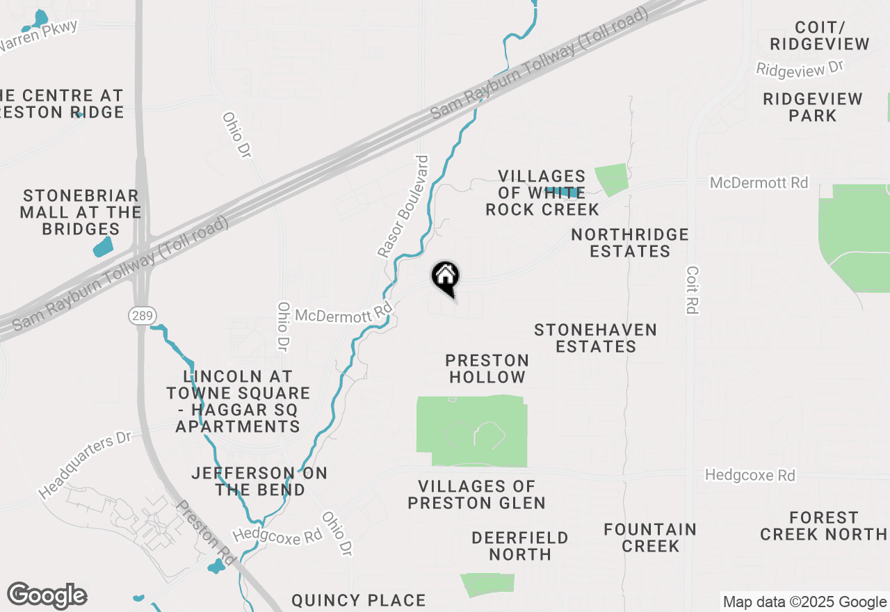 Map of 8516 Brompton Drive, Plano, TX 75024