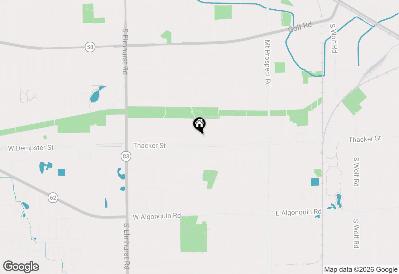 Map of 761 Marshall Drive, Des Plaines, IL 60016