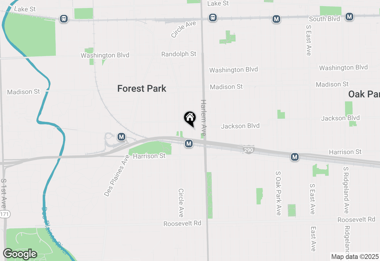 Map of 622 Marengo, Forest Park, IL 60130