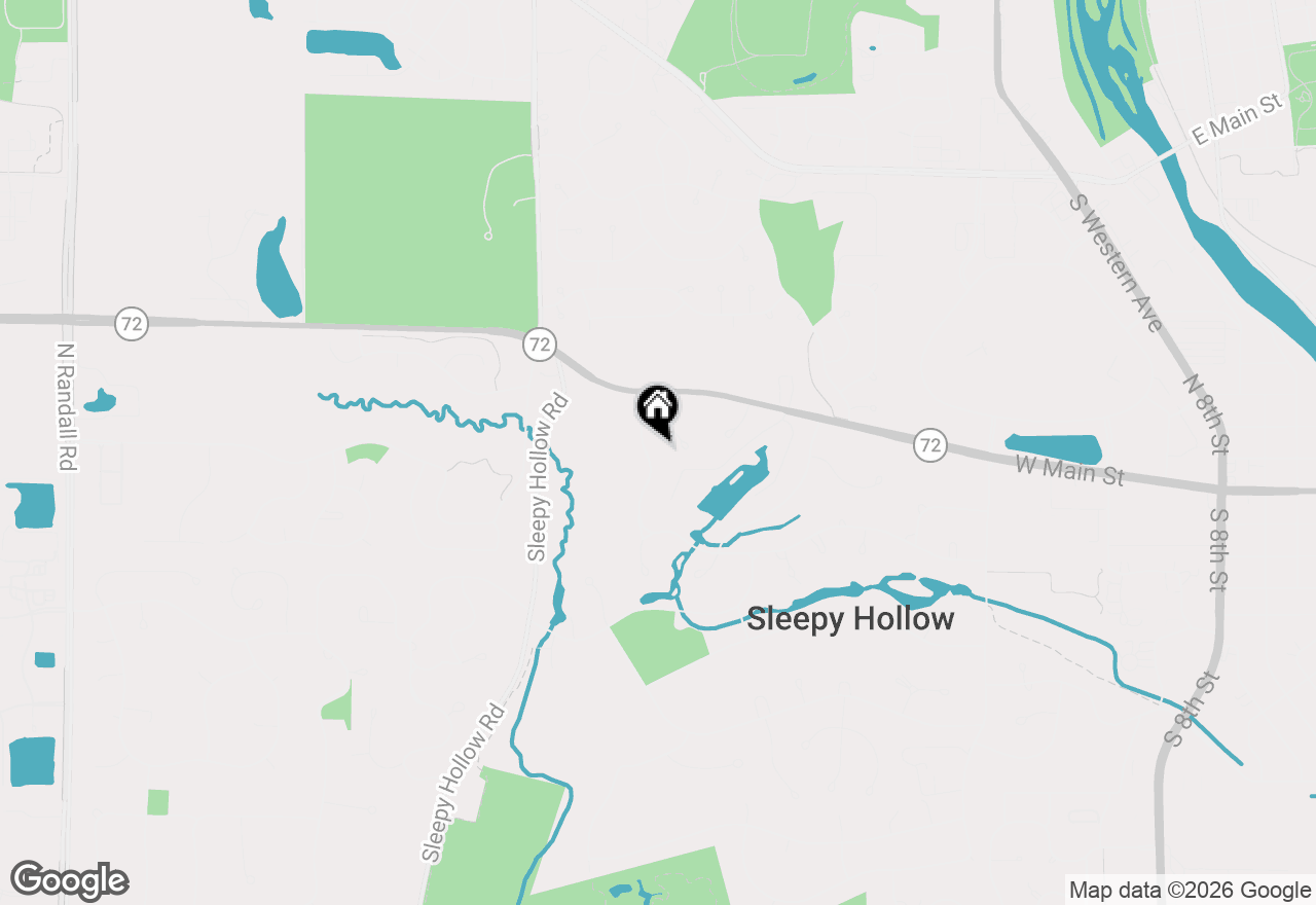 Map of 205 Sharon Drive, Sleepy Hollow, IL 60118
