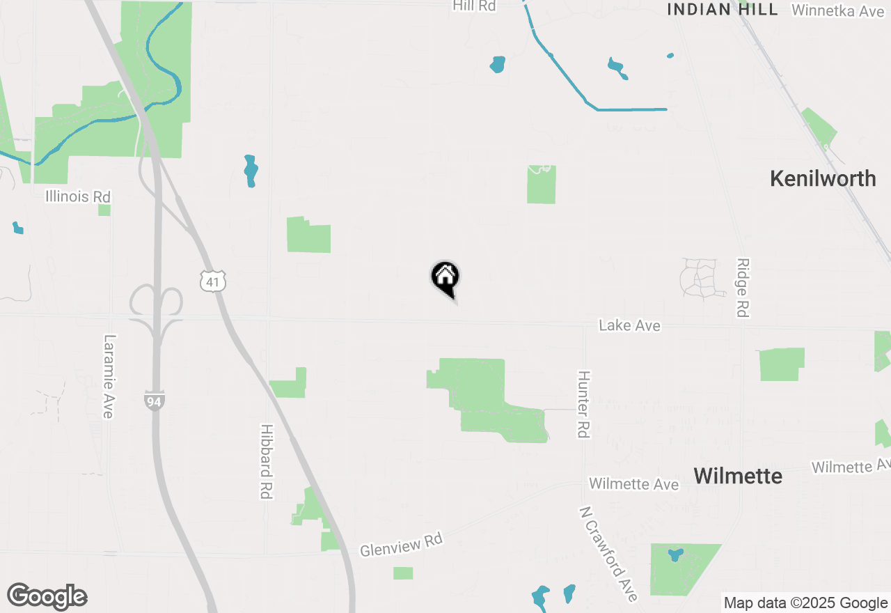 Map of 915 Ottawa Lane, Wilmette, IL 60091