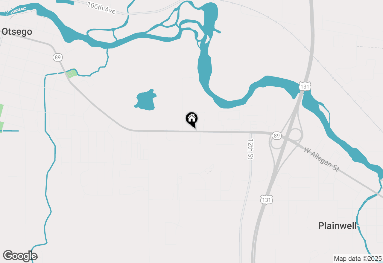 Map of 1289 M 89, Plainwell, MI 49080