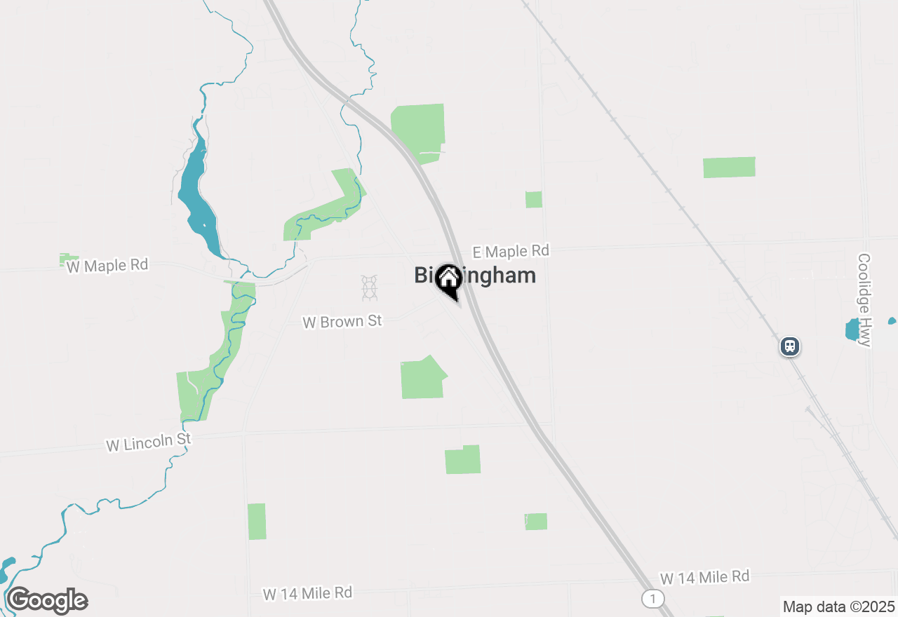 Map of 411 S Old Woodward Avenue #824, Birmingham, MI 48009