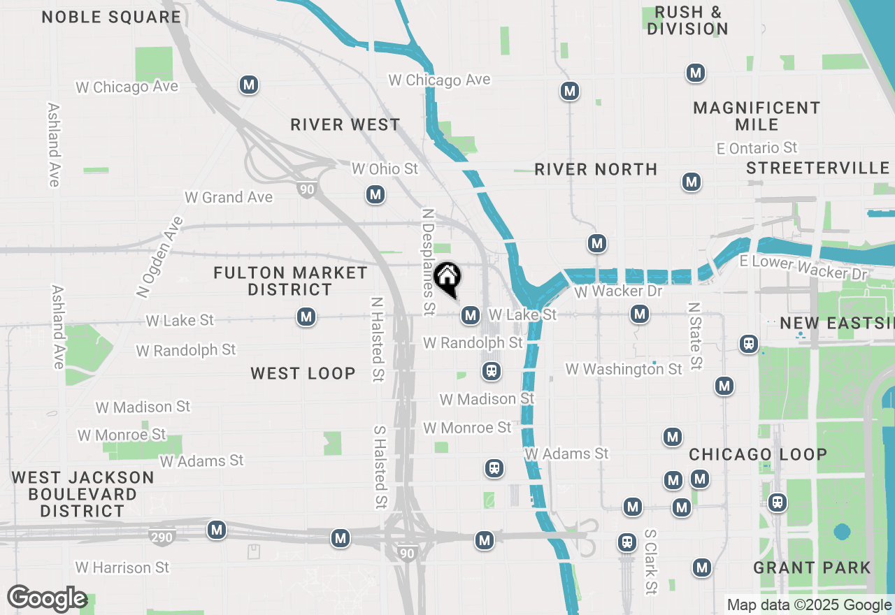 Map of 200 N Jefferson Street #1407, Chicago, IL 60661
