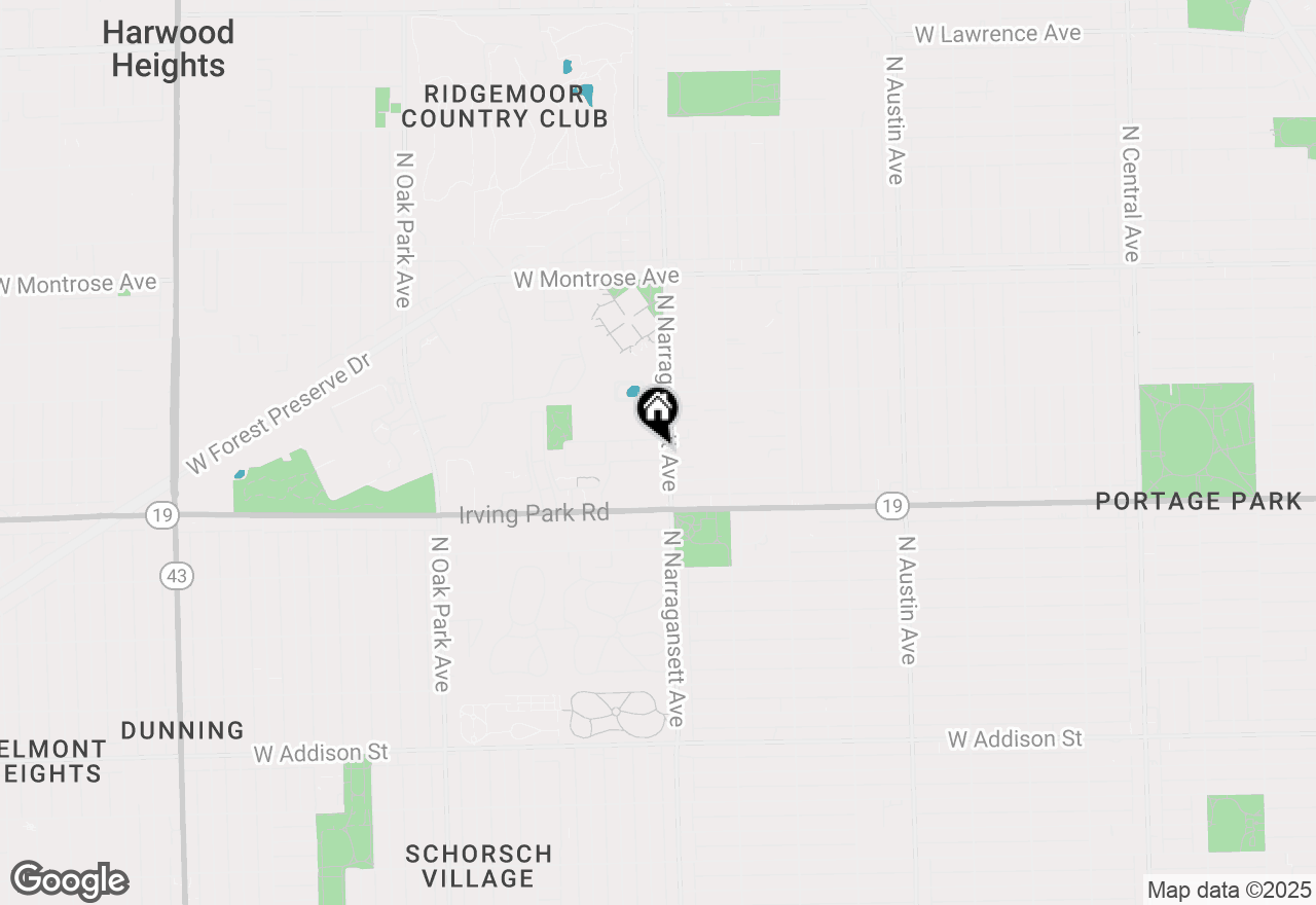 Map of 4106 N Narragansett Avenue #202, Chicago, IL 60634