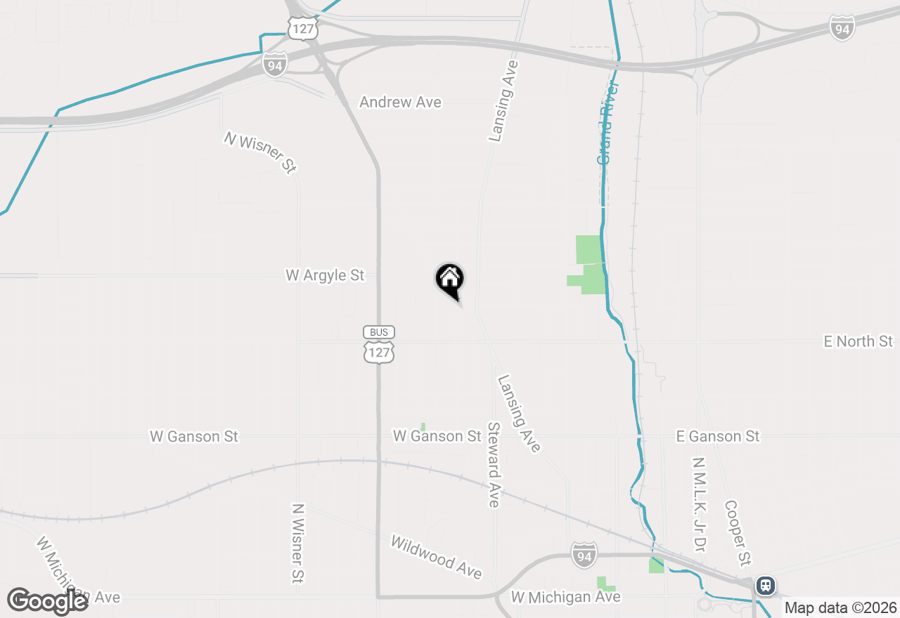 Map of 930 Backus Street, Jackson, MI 49202