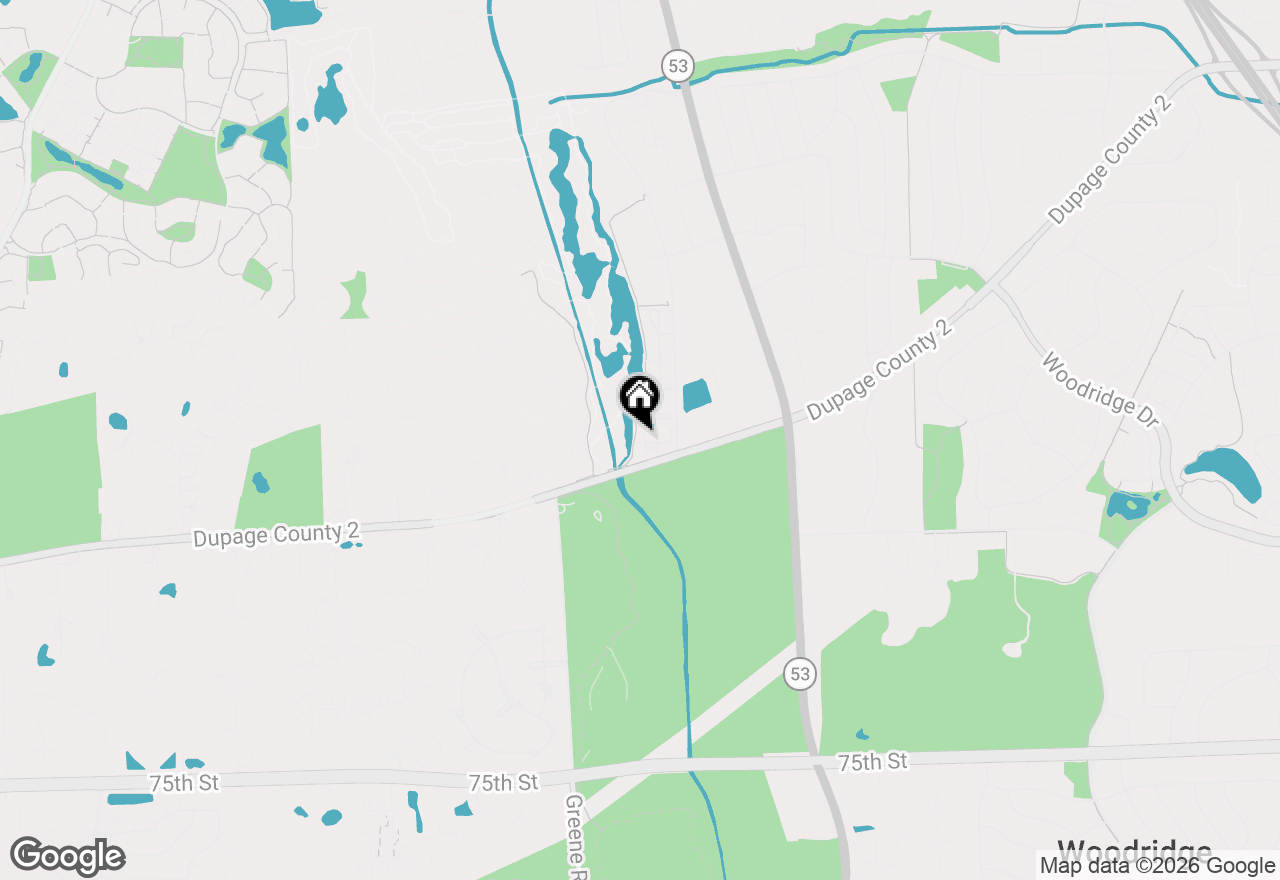 Map of 9 Brassie Court, Woodridge, IL 60517