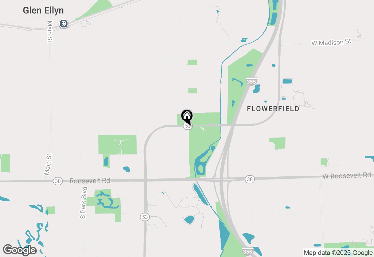 Map of 153 Grove Avenue, Glen Ellyn, IL 60137