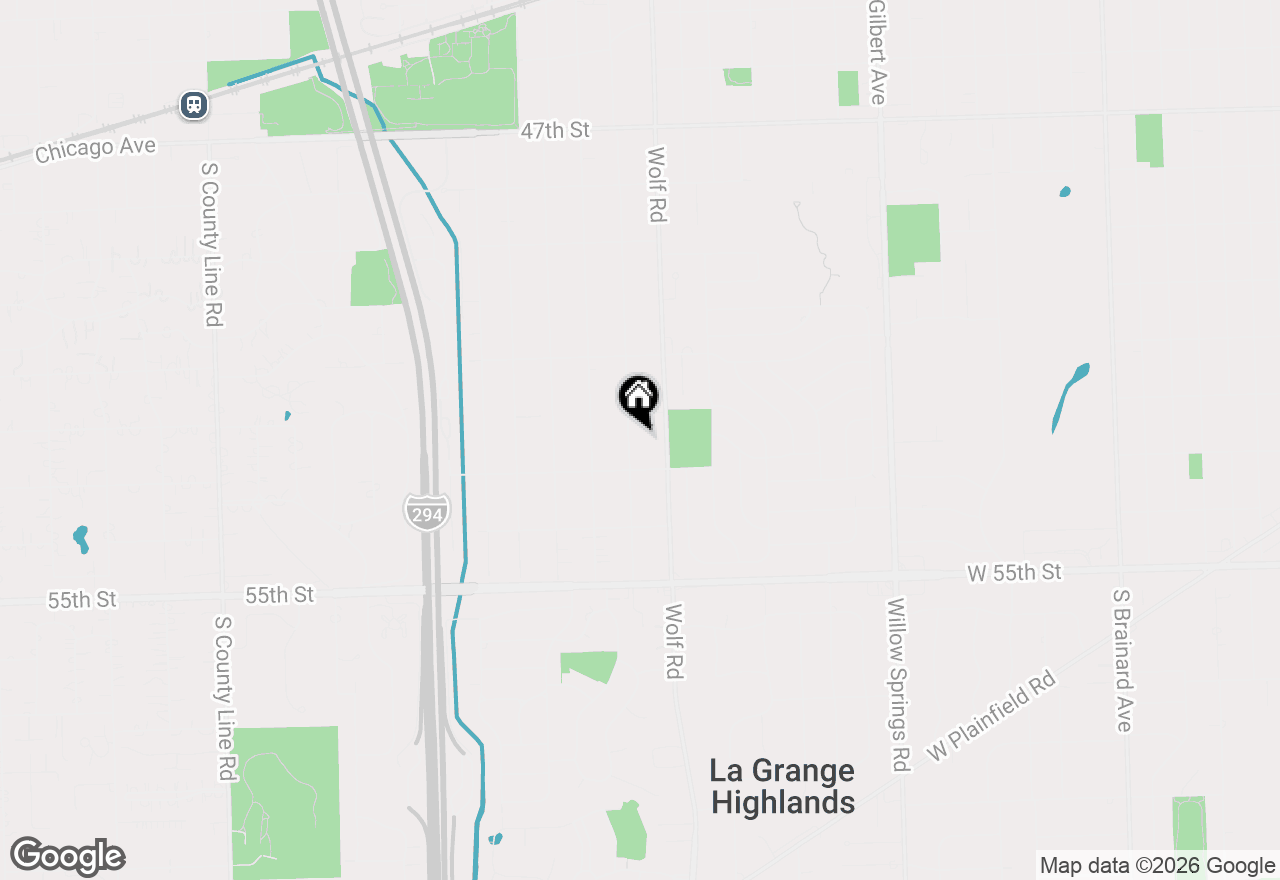 Map of 5221 Lawn Avenue, Western Springs, IL 60558