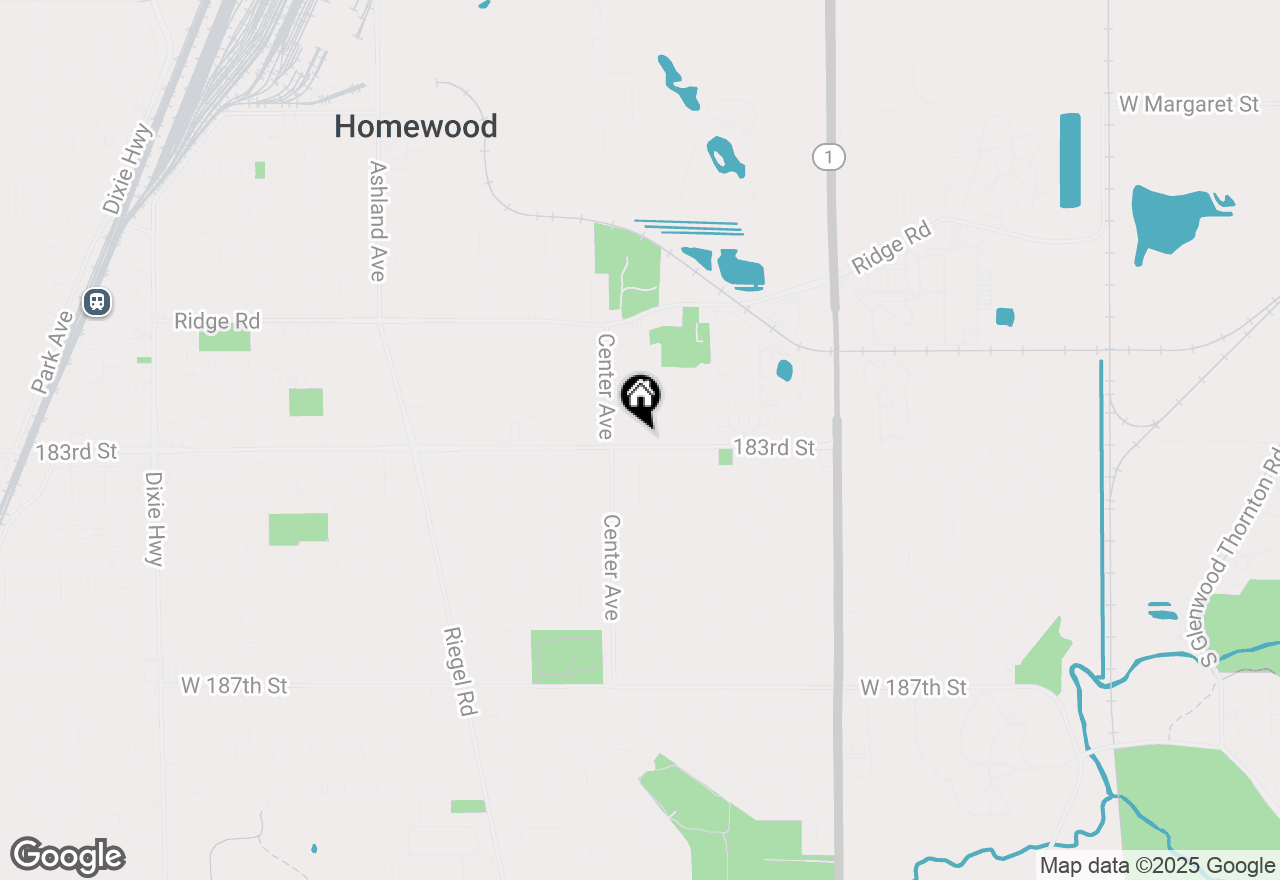 Map of 1120 183rd Street, Homewood, IL 60430