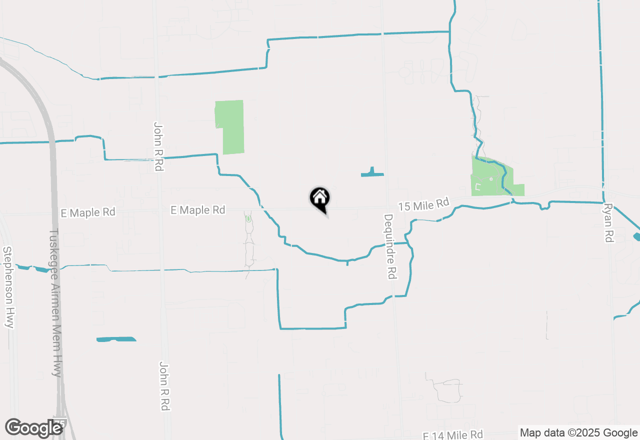 Map of VACANT E Maple Road, Troy, MI 48083