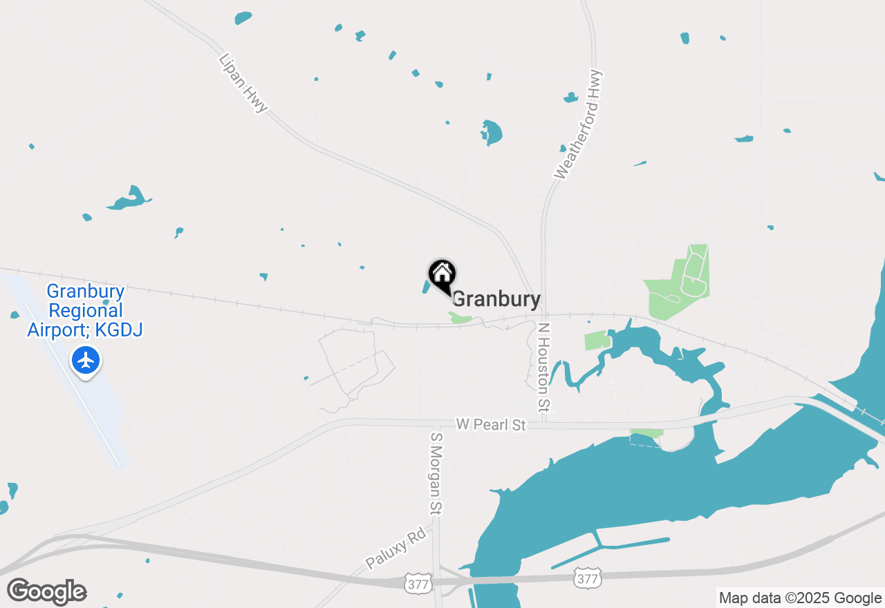 Map of 500 W Moore Street, Granbury, TX 76048