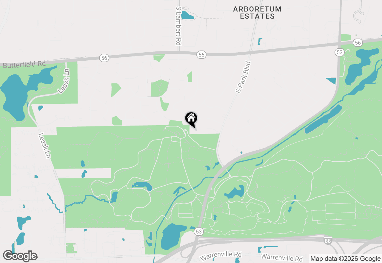 Map of 23W121 Kings Court, Glen Ellyn, IL 60137