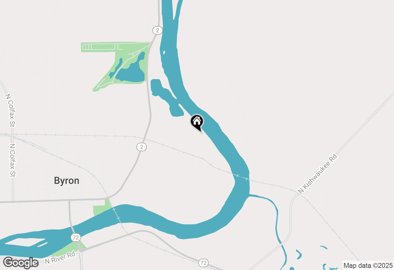 Map of 4940 E Ashelford Drive, Byron, IL 61010