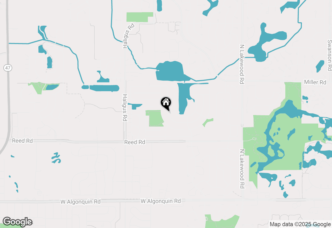 Map of 9885 Compton Drive, Huntley, IL 60142