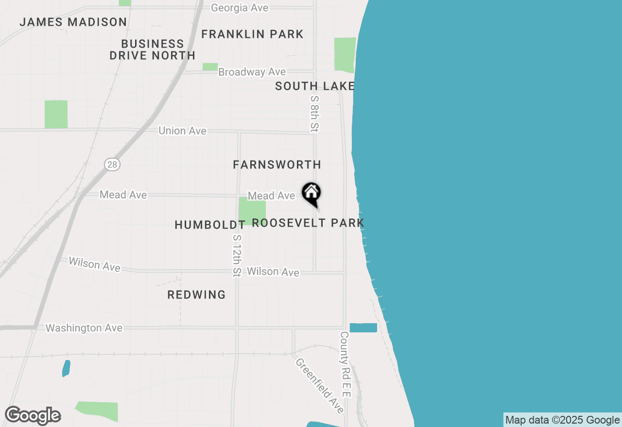 Map of 803 Custer Ave, Sheboygan, WI 53081
