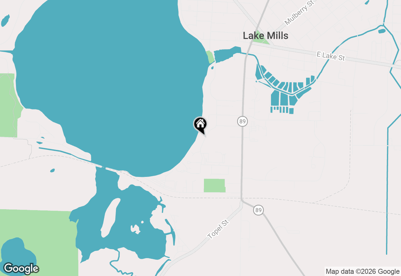 Map of 705 S Ferry Dr, Lake Mills, WI 53551