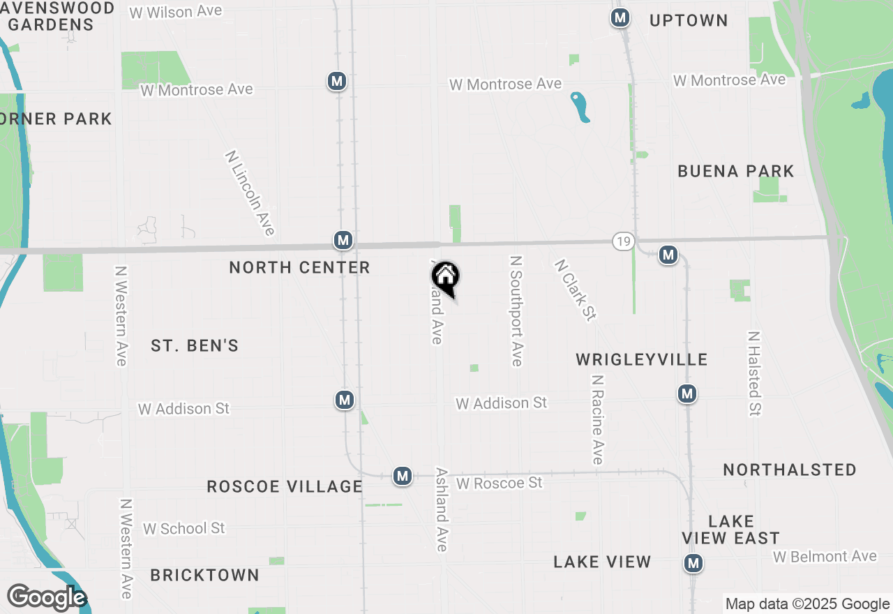 Map of 3821 N Ashland Avenue #510, Chicago, IL 60613