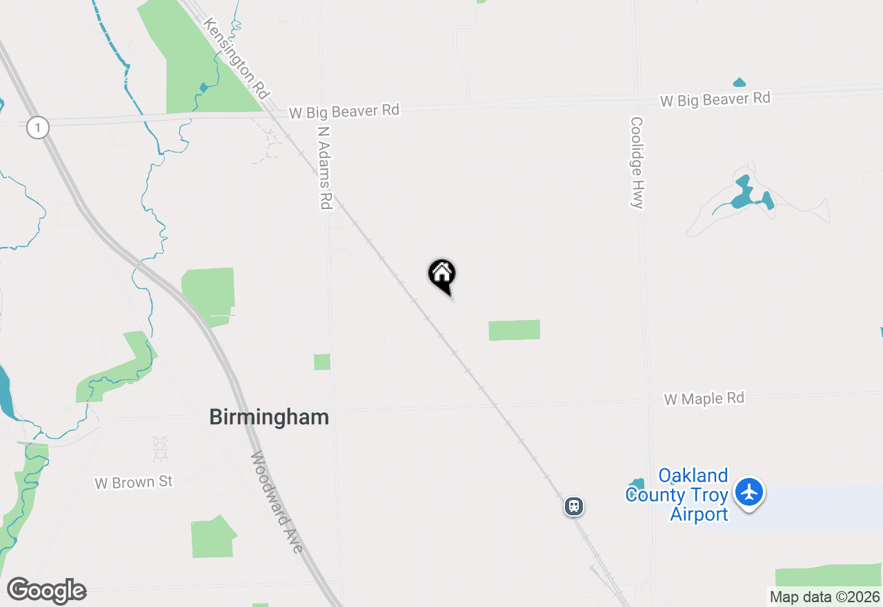 Map of 1642 Graefield Road #75, Birmingham, MI 48009