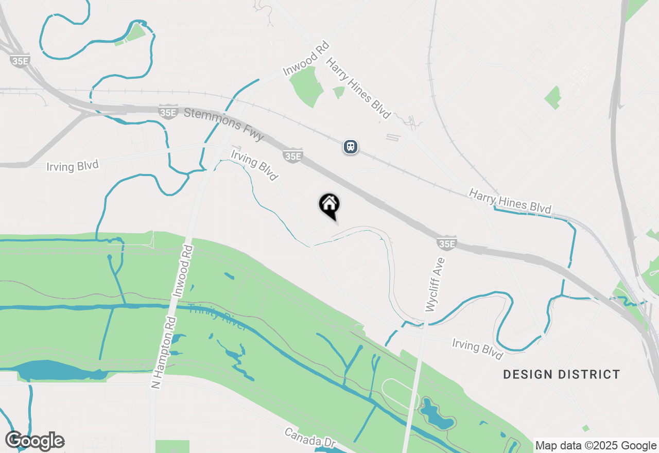 Map of 1343 Motor Circle, Dallas, TX 75207