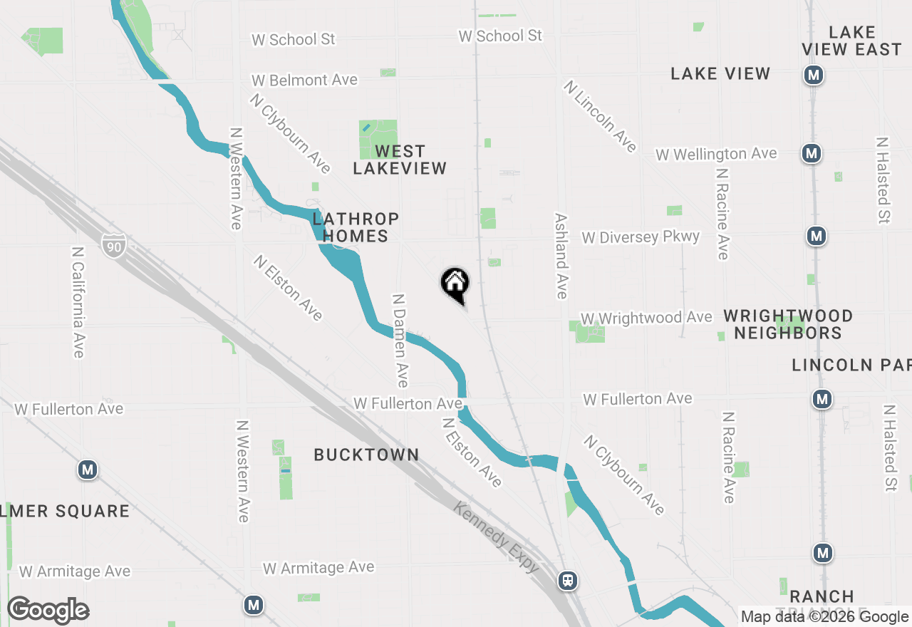 Map of 2620 N Clybourn Avenue #101, Chicago, IL 60614