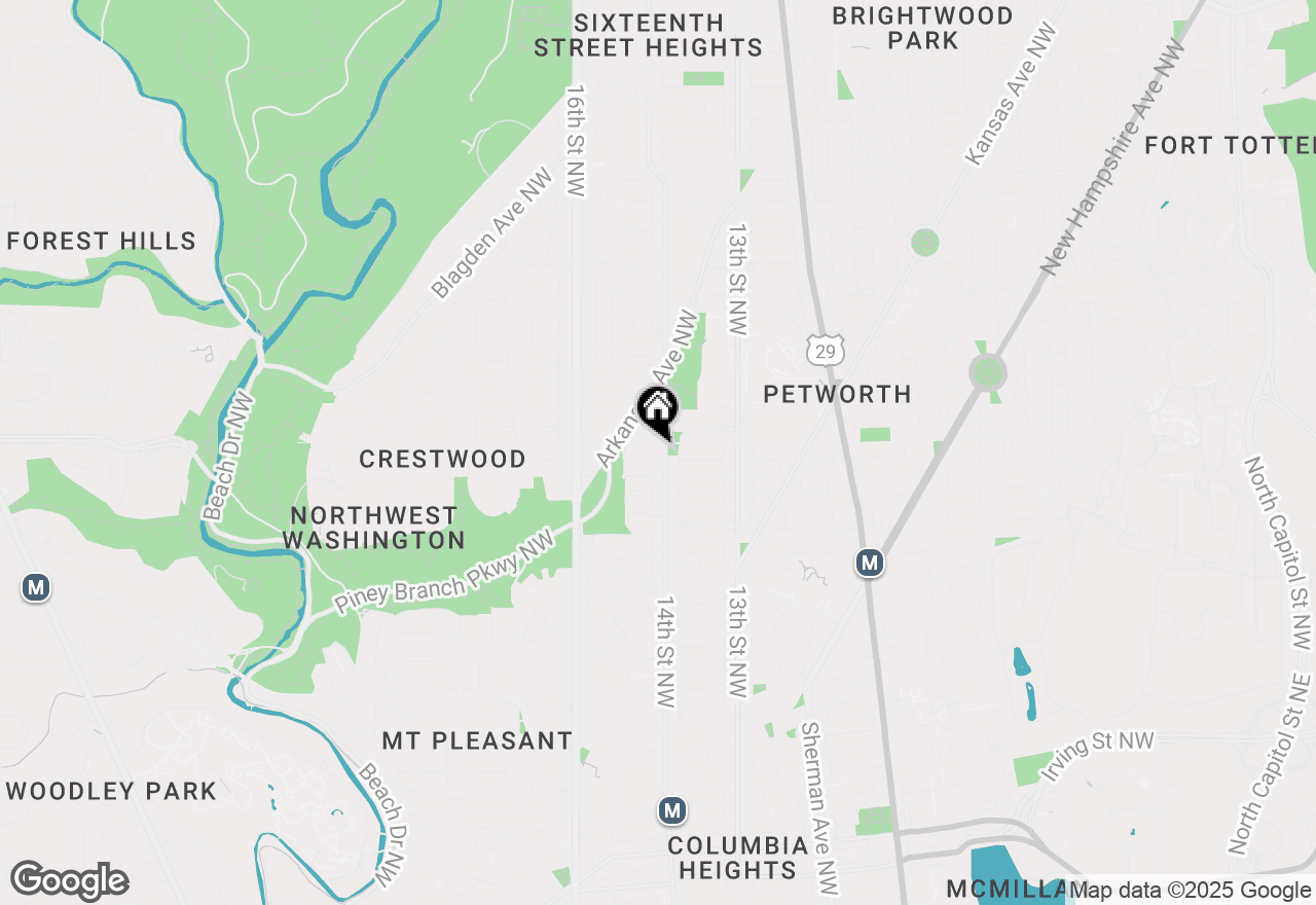Map of 4022 14th Street Nw, Washington, DC 20011